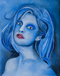 Lady in blue [£250]